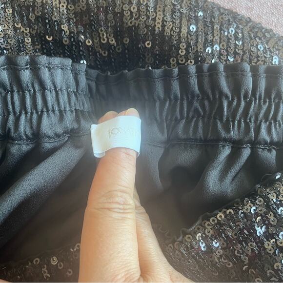 Jonathan Simkhai Sequin Joggers Mylah Size Large L - Picture 2 of 6